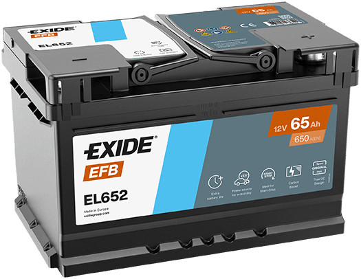 Baterie de pornire EXIDE EFB 65Ah 12V
