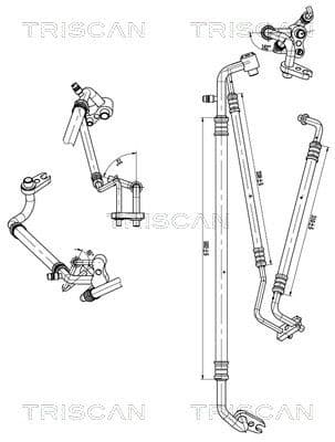conducta presiune variabila,aer conditionat TRISCAN 9010 24003