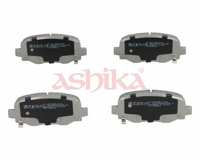 set placute frana,frana disc ASHIKA 51-09-914