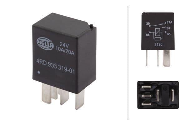 Releu, curent alimentare HELLA 4RD 933 319-011