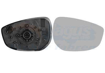 Sticla oglinda, oglinda retrovizoare exterioara VAN WEZEL * HAGUS * 2751832