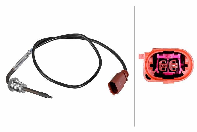 Senzor, temperatura gaze evacuare HELLA 6PT 010 376-601