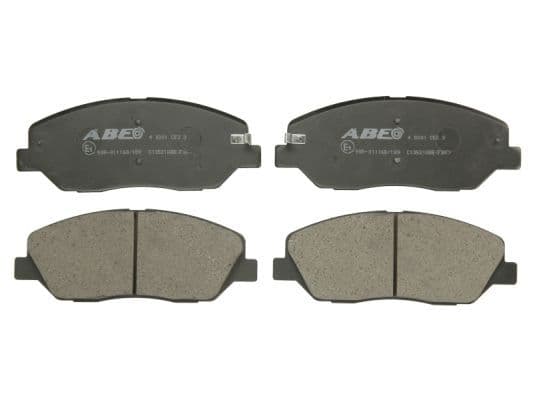 set placute frana,frana disc ABE C10521ABE