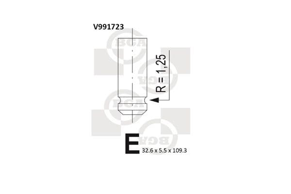 Supapa admisie BGA V991723