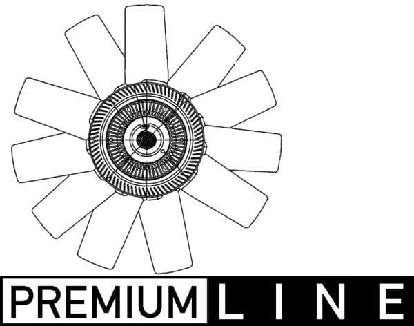 Ventilator, radiator MAHLE BEHR *** PREMIUM LINE *** CFF 490 000P
