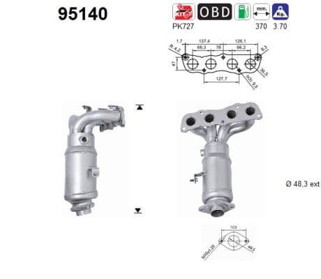 Catalizator AS-PL 95140