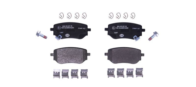 set placute frana,frana disc HELLA-PAGID 8DB 355 037-951