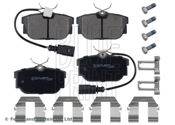 set placute frana,frana disc BLUE PRINT ADV184254