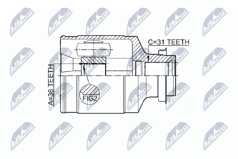 Set articulatie, planetara NTY NPW-MZ-046