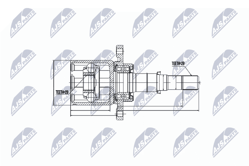Set articulatie, planetara NTY NPW-NS-045
