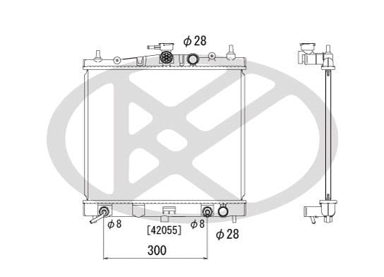 Radiator, racire motor KOYORAD PL022029