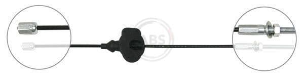 Cablu, frana de parcare A.B.S. K17431