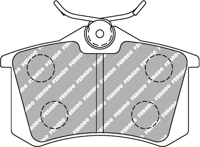 set placute frana,frana disc FERODO RACING DS2500 FCP1491H