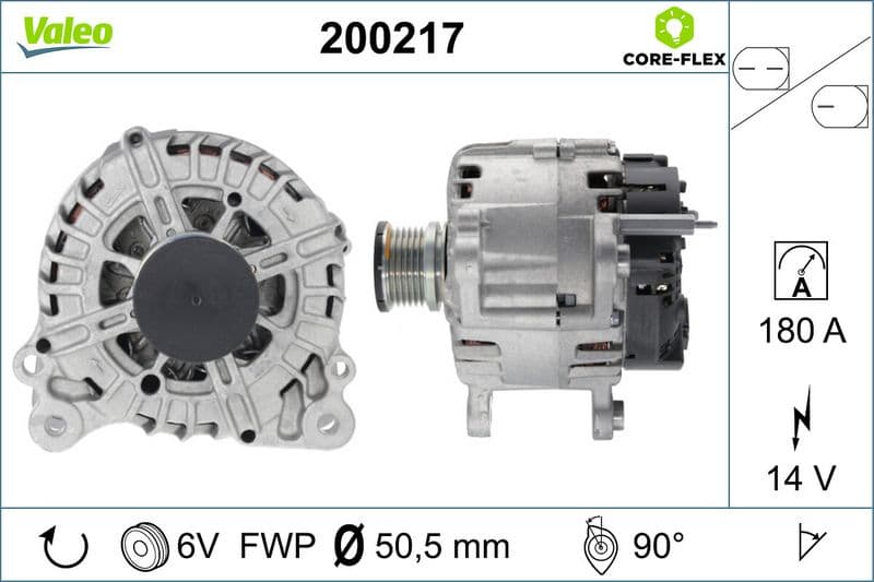 Generator / Alternator VALEO CORE-FLEX 200217