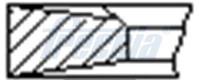 Set segmenti piston FRECCIA FR10-516400