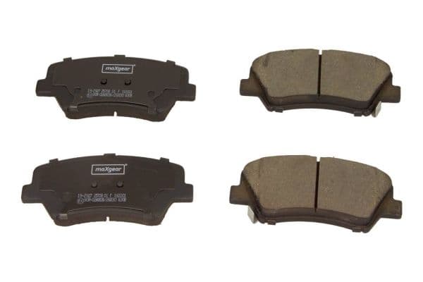 set placute frana,frana disc MAXGEAR 19-2927