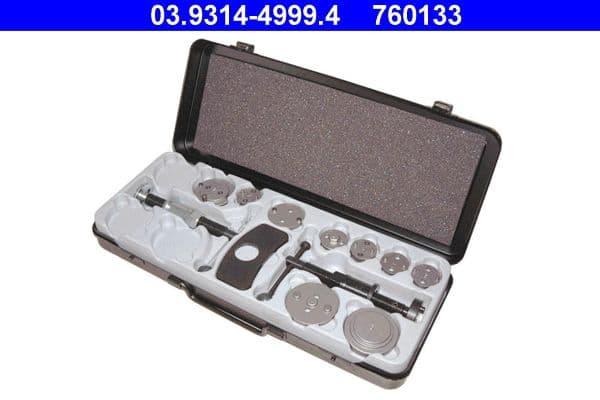 Set dispozitive rotire/reintroducere, etrier frana ATE 03.9314-4999.4