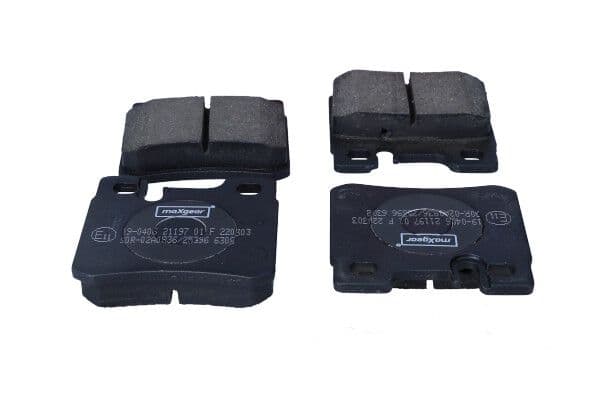 set placute frana,frana disc MAXGEAR 19-0406