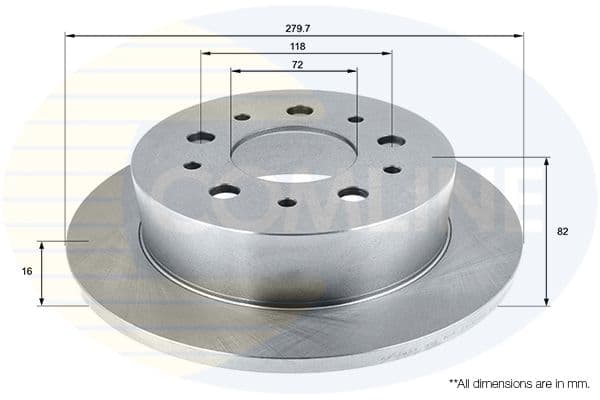 Disc frana COMLINE ADC1822