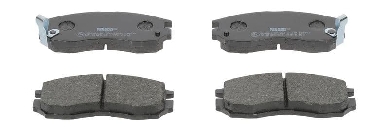 set placute frana,frana disc FERODO PREMIER ECO FRICTION FDB764