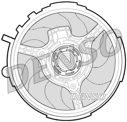 Ventilator, radiator DENSO DER09061