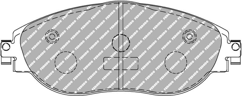 set placute frana,frana disc FERODO RACING DS2500 FCP4425H