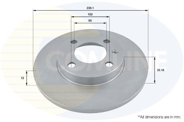 Disc frana COMLINE ADC1402