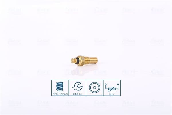 senzor,temperatura lichid de racire NISSENS 207036