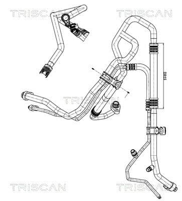 conducta presiune variabila,aer conditionat TRISCAN 9010 81014