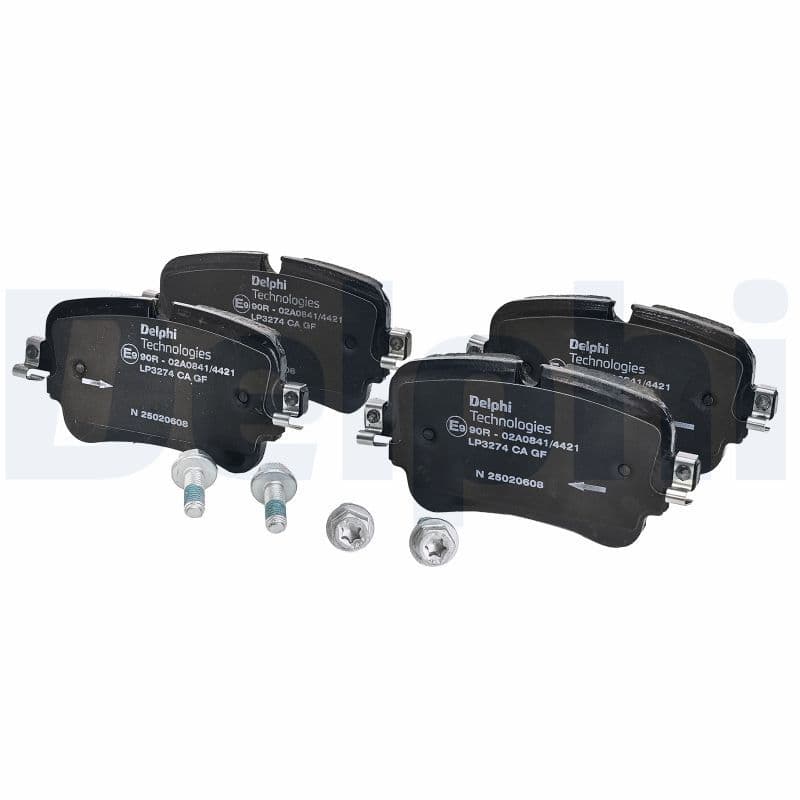 set placute frana,frana disc DELPHI LP3274