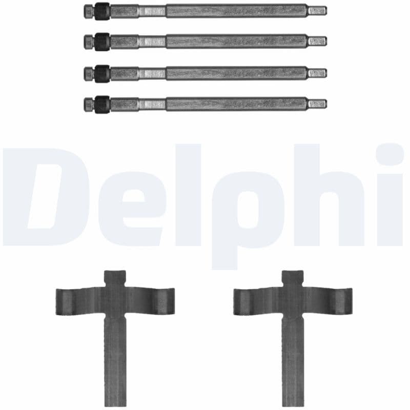 Set accesorii, placute frana DELPHI LX0707