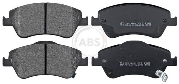 set placute frana,frana disc ABS 37620