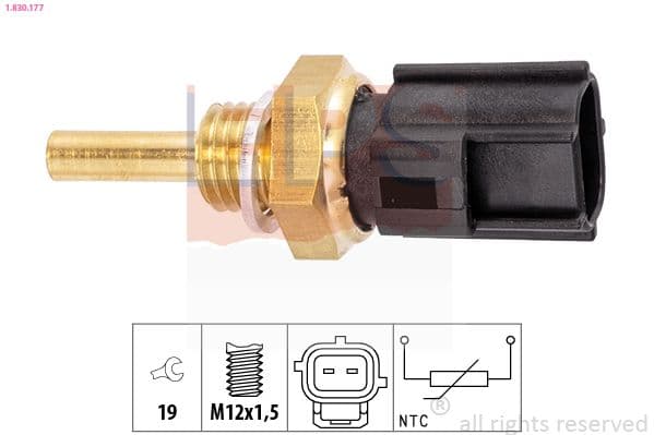 senzor,temperatura ulei EPS Made in Italy - OE Equivalent 1.830.177