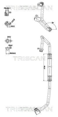 conducta presiune variabila,aer conditionat TRISCAN 9010 10013