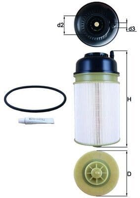 filtru combustibil MAHLE KX 406D