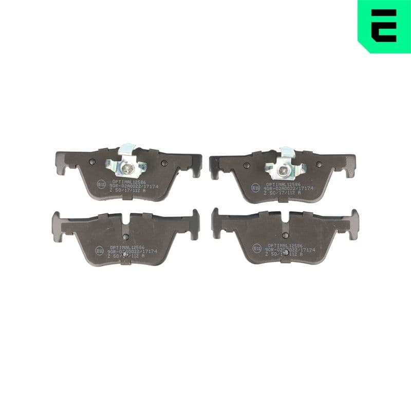 set placute frana,frana disc OPTIMAL BP-12586