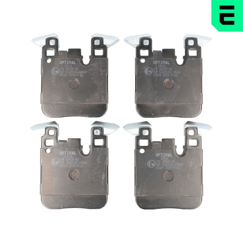set placute frana,frana disc OPTIMAL BP-12616