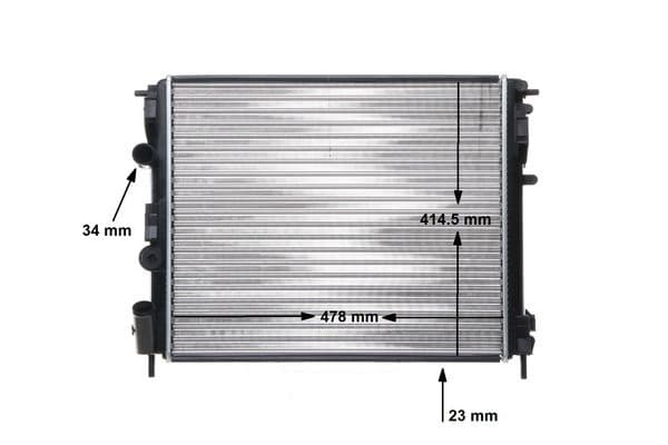 Radiator, racire motor MAHLE BEHR CR 35 000S