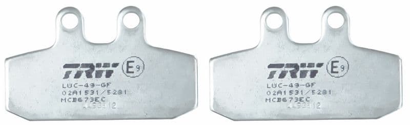 set placute frana,frana disc TRW Organic Eco MCB673EC