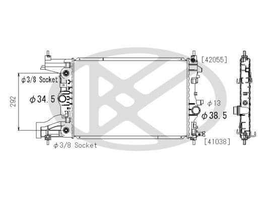 Radiator, racire motor KOYORAD PL312395