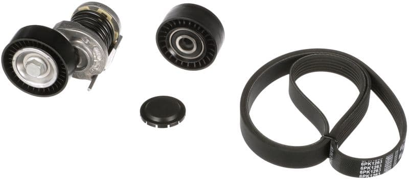 Set curea transmisie cu caneluri GATES Micro-V® K016PK1263