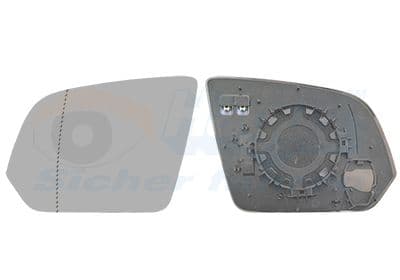 Sticla oglinda, oglinda retrovizoare exterioara VAN WEZEL * HAGUS * 3082837