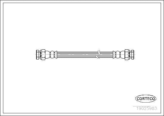 Furtun frana CORTECO 19025983