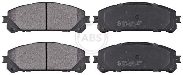 set placute frana,frana disc ABS 37844