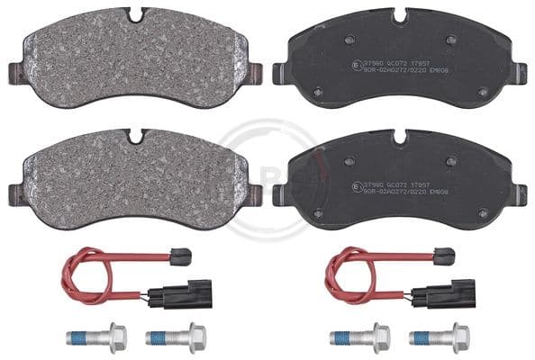 set placute frana,frana disc ABS 37980