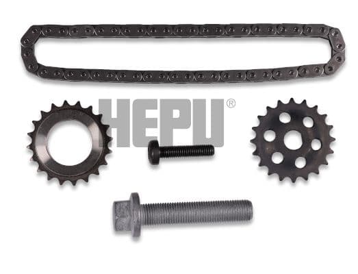 Set lant, antrenare pompa ulei HEPU 21-0376