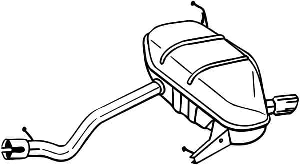 Toba esapament finala BOSAL 247-195