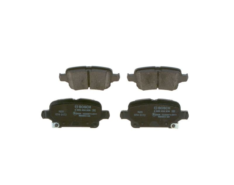 set placute frana,frana disc BOSCH 0 986 424 839