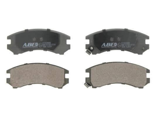 set placute frana,frana disc ABE C11035ABE