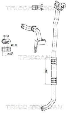 conducta presiune variabila,aer conditionat TRISCAN 9010 23008